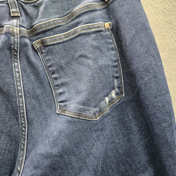 Judy Blue Women Jeans 18W Denim Wide-Leg JB82593DK-PL  Distressed - Picture 16 of 16